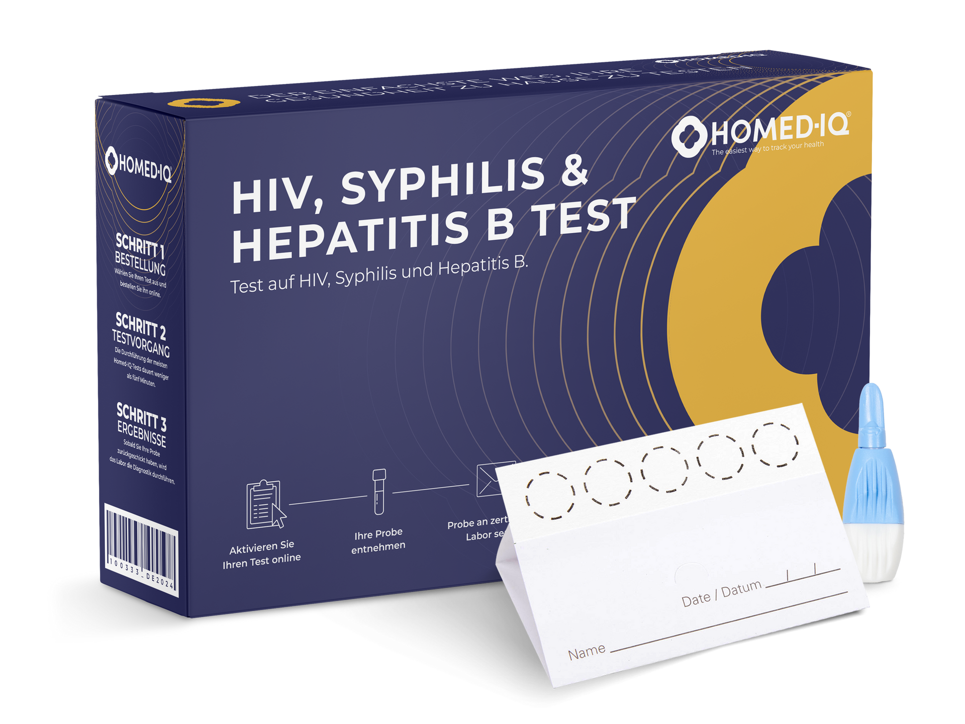 HIV-, Syphilis- und Hepatitis-B-Test
