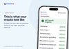 Musterbefund des Homediq STI-Test Plus mit allen 9 Markern, alle Ergebnisse negativ.